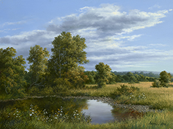 The Pond in Late Summer - Andrew Orr