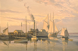 Entering Nantucket Harbor - Anthony Blake