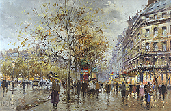 Le Boulevard, Paris (Boulevard Haussmann) - Blanchard Antoine
