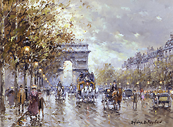 Paris, l’Arc de Triomphe - Blanchard Antoine