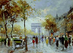 Paris, Les Champs Élysées - Blanchard Antoine
