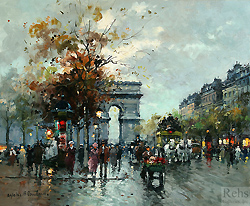 Champs Elysees, Arc de Triomphe - Blanchard Antoine