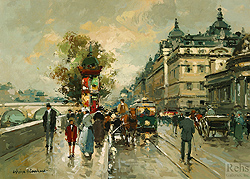 La Gare d\'Orleans, et le Quai d\'Orsay - Blanchard Antoine