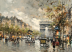 Champs Elysees, Arc de Triomphe - Blanchard, Antoine