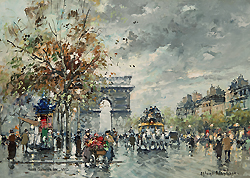 Arc de Triomphe, Champs-Elysees - Blanchard, Antoine