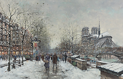 Winter in Paris, Notre-Dame - Blanchard, Antoine
