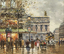 Café de la Paix, c. 1974 - Antoine Blanchard