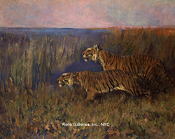 Tigers at Dusk - Wardle, Arthur