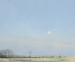 Spring Moonrise in South Dakota - Bauer, Ben