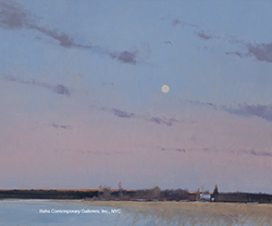 Last Light with Moonrise over Spring Valley, WI - Bauer, Ben