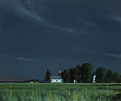Aitkin City Limits at Night - Bauer, Ben