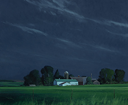 St. Croix County Farm by Moonlight
