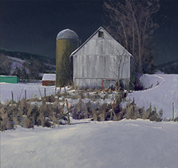 A Driftless Barn Yard at Midnight - Ben Bauer