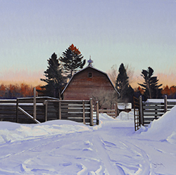 Wysocki Barn at Last Light - Ben Bauer