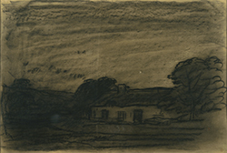 Farmhouse at Twilight - Daubigny Charles Francois