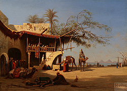 Along the Nile - Frère, Charles-Théodore