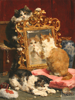 Cats at Play - Eycken, Charles H. Van den