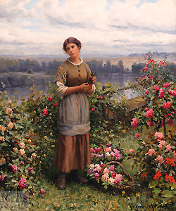Julia Gathering Roses