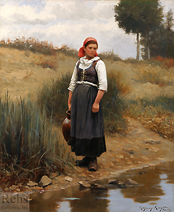 The Distracted Water Carrier - Knight, Daniel Ridgway