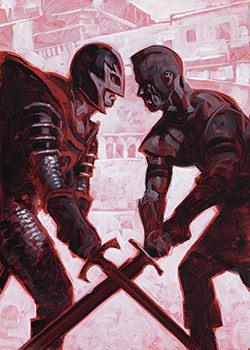 Black Knight vs. Swordsman - David Palumbo