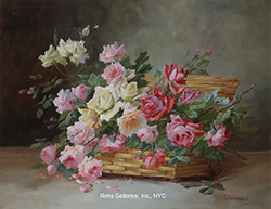 Roses in a Basket - Coppenolle, Edmond van