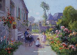 Été au Jardin - Edouard Léon Cortès