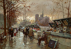 Bouquinistes de Notre-Dame - Edouard Léon Cortès