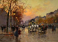 Champs-Elysees - Edouard Léon Cortès