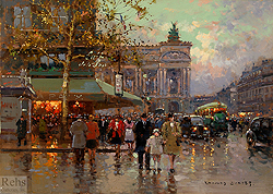 Place de l\'Opera, Paris - Edouard Léon Cortès