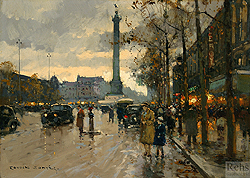 Place de la Bastille - Edouard Léon Cortès