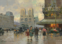 Notre Dame, Paris - Edouard Léon Cortès