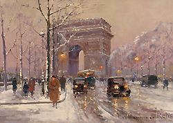Place de l\'Etoile, Arc de Triomphe - Edouard Léon Cortès