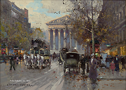 The Madeleine, Paris in 1905
 - Cortès Edouard Léon