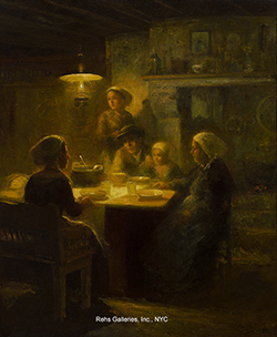 The Breton Family - Edouard Léon Cortès