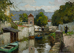 Le Canal - Edouard Léon Cortès