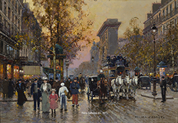 Porte St. Denis, Paris - Edouard Léon Cortès