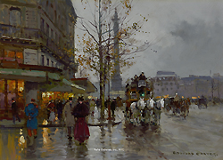 Place de la Bastille - Edouard Léon Cortès