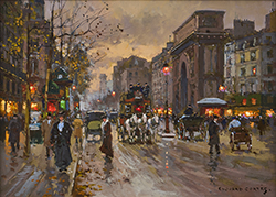 Pommiers en fleur (Printemps à Gouvernes) - Edouard Léon Cortès