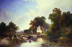 A Summer Evening at Sonning - Williams, Edward Charles