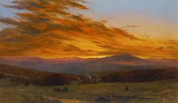 Sunset at the Davis Farm, Jackson, N.H. - Erik Koeppel