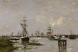 Le Port, Anvers - Boudin, Eugène Louis