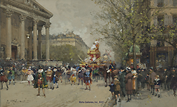 Le Carnival a Paris devant la Madeleine