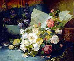 A Floral Symphony - Cauchois, Eugene Henri