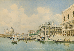 The Doge\'s Palace and the Grand Canal, Venice
(One of a pair) - Campo, Federico del