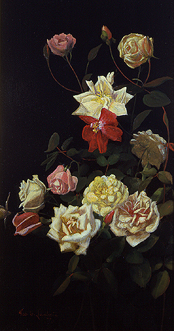 Still Life of Roses - Lambdin, George Cochran