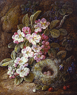george_clare_b278_flowers_and_birds_nest_on_a_mossy_bank_small.jpg