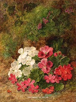 Still Life of Flowers on a Mossy Bank