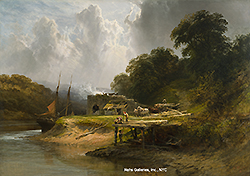 Early Morning on the Tamar, Devon - Cole, George