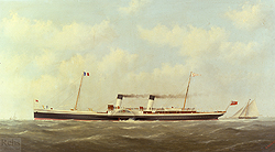 The Paddle Steamer Paris - Mears, George