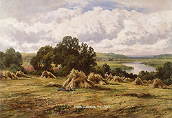 Harvest Time on the Thames, Henley - Parker, Henry H.